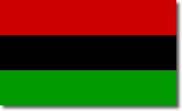 Marcus Garvey's Red Black & Green Flag