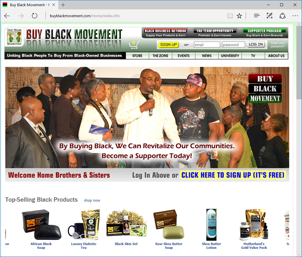 Buy Black Movement Website