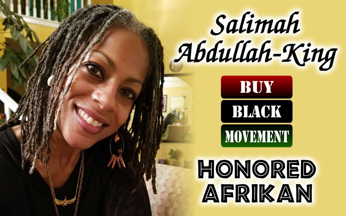 Salimah Abdullah-King Honored Afrikan