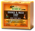 Afro Botanicals Orange Musk Soap (with Turmeric)