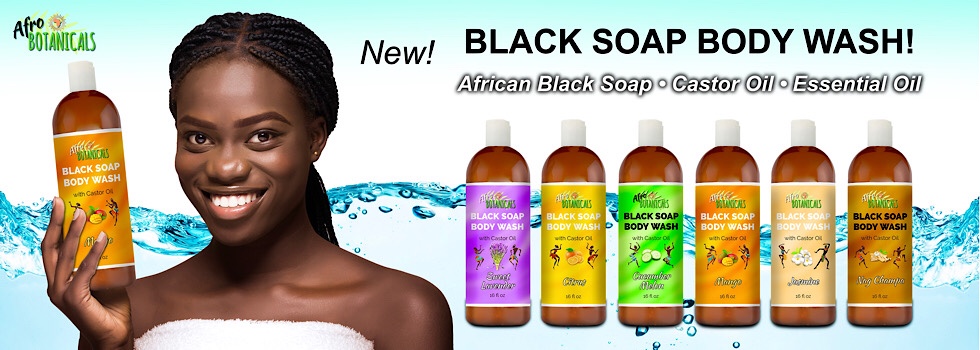 Afro Botanicals Black Soap Body Wash