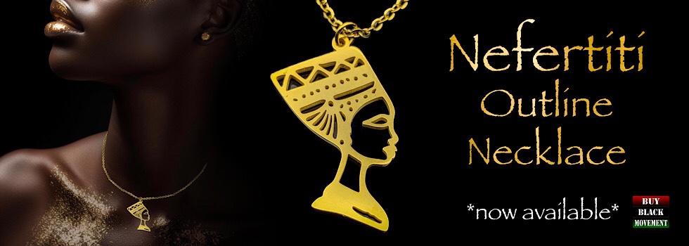 Nefertiti Outline Necklace